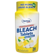Temis Yeni Nesil Limon Özlü Çamaşır Suyu Tableti 36 Tablet