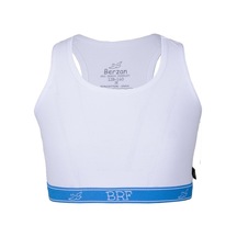 Brz Kids Kız Çocuk Büstiyer Crop Atlet Sporcu Atlet Beyaz