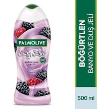 Body Butter Böğürtlen Keyfi Böğürtlen Özü İle Banyo Ve Duş Jeli 500 Ml Açık Mavi