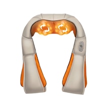 Max Life Ovmalı Isıtmalı Masaj Aleti Boyun Bel Omuz Sırt Masaj Yastığı Krem