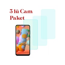 Samsung Galaxy A60 Uyumlu Temperli Kırılmaz Cam Ekran Koruyucu 3 Lü Set