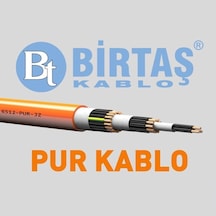 Birtaş Ef6512-pur-5x2.5 ,kesit 2.5mm² 5-damar/çok Telli Ağırşart Hareketli Pur Kablo