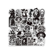 Ms Major Selection Gothic Sticker Seti - 45 Sticker - Telefon, Bilgisayar Ve Diğer Yüzeylere Uygun Abanoz