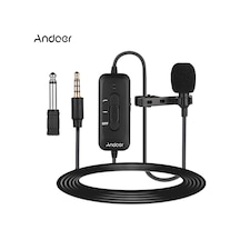 Ad-m2 Çok Yönlü Klipsli Yaka Mikrofonu 3,5 Mm Fişli Kondenser Mikrofon, 6,5 Mm Sesli