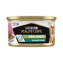 Purina Pro Plan Sterilised Kısırlaştırılmış Kediler İçin Somonlu Yaş Kedi Maması 24 Al 18 Öde 0.75 LT - 2.5 LT - 12 KG