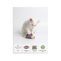 Yumuşak Ve Hışırtılı Kirpi Kedi Oyuncağı Kedi Otlu Doğal