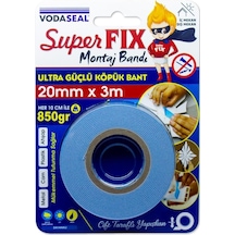 Vodaseal Süper Fix Çift Taraflı Montaj Bandı 20 Mm 3 Metre