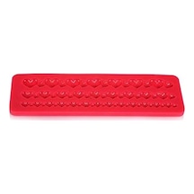 Silikon Zincir Kalp Kalıbı - 26x8 Cm Çok Renkli