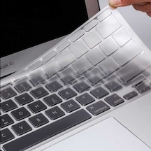 Macbook 13.3' Air A1932 Uyumlu Klavye Koruyucu Şeffaf Silikon Ped 001