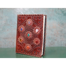 River World Seri F Deri Defter Taşlı Çok Renkli