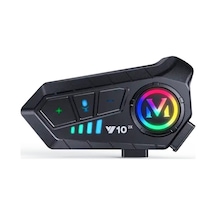 Çeşithane Y10 2x Motosiklet Kask Kulaklığı 300m Interkom, Su Geçirmez Bluetooth Kulaklık, Aı Sesli