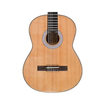 Miguel Angela Ma3-n Klasik Gitar - Naturel Orta Seviye - Geleneksel Seri Yüksek Parlaklıkta Cila, Geliştirilmiş Sap Profili, Klasik Gitar Metotları İçin İdeal Uyum: 4/4 Tam Boy Standart