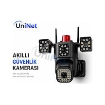 Uninet 12v 4g Sım Kartlı Dış Mekân Güvenlik Kamerası Gece Görüşlü, Hareket Algılamalı, Çift Yönlü Ses Özelliği