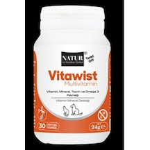 Natur Vitawist Multivitamin Twistoff Kedi & Köpek Vitamini 30 Kapsül İştah Ve Enerji