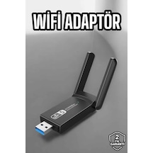 Wifi Alıcı Wifi Adaptörü Usb Girişli 3.0