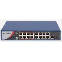 Hıkvısıon Ds-3e0318p-e/m 16fex1ge+1ge Sfp Yönetilemez 130w Poe Switch