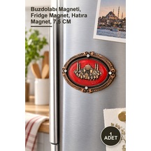 1 Adet İstanbul Temalı Metal Magnet Buzdolabı Magneti, Fridge Magnet, Hatıra Magnet, 7,5 Cm