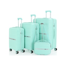 Mçs Polipropilen 4lü Valiz Seti V366 S21sy1000048-set 00190 Mint Yeşili