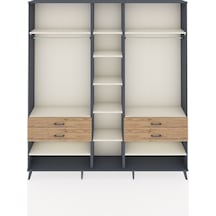 Arges Dolap 11 Raflı 4 Çekmeceli 2 Askılı 220x30x243 Antrasit-aytaşı/çam Aytası/atlas Çam Arges Dolap 11 Raflı 4 Çekmeceli 2 Askılı 220x30x243 Antrasit-aytaşı/çam Aytası/atlas Çam