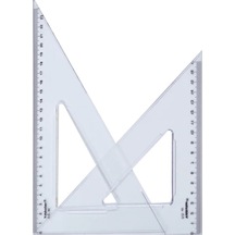 Yılldızlar 45-60 Derece Ekonomik Gönye Seti 30 CM Kod.136