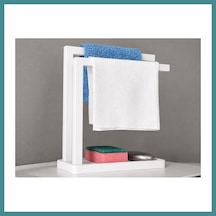 Trendexa 3d Baskı Havluluk Ve Sabunluk Organizer - Lavabo Üstü Çok Amaçlı Düzenleyici-beyaz Mac
