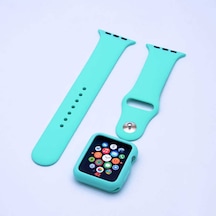 Watch 42mm Uyumlu 3 İn 1 Klasik Ogaa Kordon-yeşil