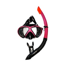 51701-T-BFS PEMBE SİYAH MASKE ŞNORKEL SET