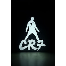 Renkli Cristiano Ronaldo Tasarımlı Gece Lambası, Şık Ve Renkli Dekorasyon Parçası Çok Renkli