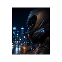 Bluetooth Motosiklet Kask Kulaklığı Mikrofonlu Kablosuz Sürüş Intercomu - Hs08375497-7276
