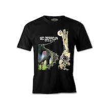 Led Zeppelin - Stairway To Heaven Arc Siyah Erkek Tshirt 001