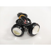 Replax Kartal Göz 12v Ayna Altı Led Lamba 22 Mm Beyaz 2 Li Cob Le