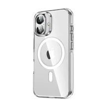 Joko Apple, Uyumlu iPhone 16 Crystal Magsafe Kapak - Şeffaf