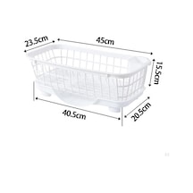 Pazly Bej Sepet Kase Kurutma, Bulaşık Rafı, Lavabo Üstü Tabaklık, Mutfak Organizatörü Pembe