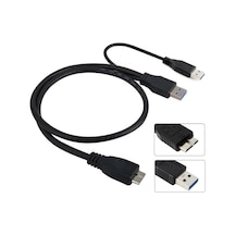 Micro Usb 3.0 Hdd Y Kablo - Usb 3.0 Hard Disk Kablosu