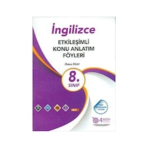 4 Adım 8. Sınıf İngilizce Etkileşimli Konu Anlatım Föyleri