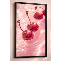 Cherry Estetik Duvar Posteri, Çerçevesiz Poster