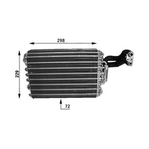 Evaporator - 896 - Mercedes W124 - Almparca - S124 C124