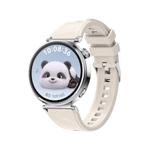Kilifone - Huawei Watch Gt5 41mm Uyumlu - Kordon Silikon Kordon Strap Kayış Krd-129 - Starlight