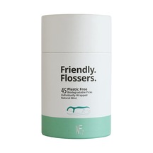 The Natural Family Co. Friendly Flossers, Kişiye Özel Sarılmış Palet Kürdanı, Dişler Arasında Kolayca Geçer, P