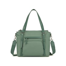 Smart Bags Twill Dimi Kumaş Kadın Omuz Çantası 3329 Yeşil