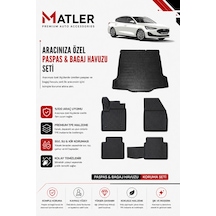 Ford Focus 2022 Model 4d Ekstra Havuzlu Paspas Ve Bagaj Havuzu Set