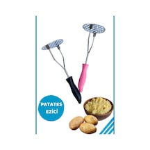 Patates Ezici, Renkli Saplı Patates Ezici, Püre Yapıcı Çelik
