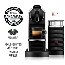 Kapsül Kahve Makineleri Yağ Temizlik Kapsülü Nespresso Uyumlu 2'li