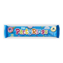 Fox's Party Rings Renkli Şekerli Kaplamalı Bisküvi 125 G 7'li Avantaj Paketi Mıchu