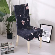 Baskılı Sandalye Kılıfı Yumuşak Süt İpeği Ev Oturumu Koruyucu Esnek Anti Toz Diğer