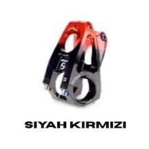 Wake Aluminyum Cnc Gidon Boğazı Çift Renk - 31.8mm - 28.6mm - 50mm 0 - Sm004-cnc - Siyah Kırmızı Çok Renkli
