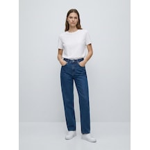 LTB New Wanda Dar Paça Rahat Kesim Mid İndigo Jean Pantolon Çok Renkli