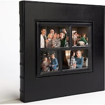 10x15cm 500'lük Siyah Deri Fotoğraf Albümü Büyük Boy
