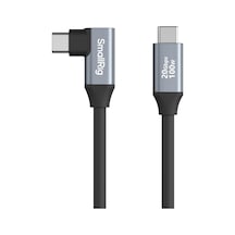 Smallrig 4791 Usb-c Düz - Usb-c Açılı Veri Kablosu 60 Cm