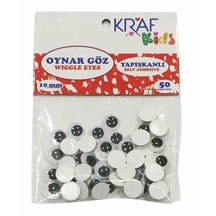 KRAF KIDS OYNAR GÖZ 10 MM 50 Lİ KK55 ÜCRETSİZ KARGO